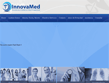 Tablet Screenshot of innovamed.com.mx